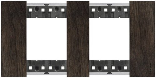 Рамка универсальная Legrand BTicino Living Now 2-м. 4 мод. дерево орех картинка